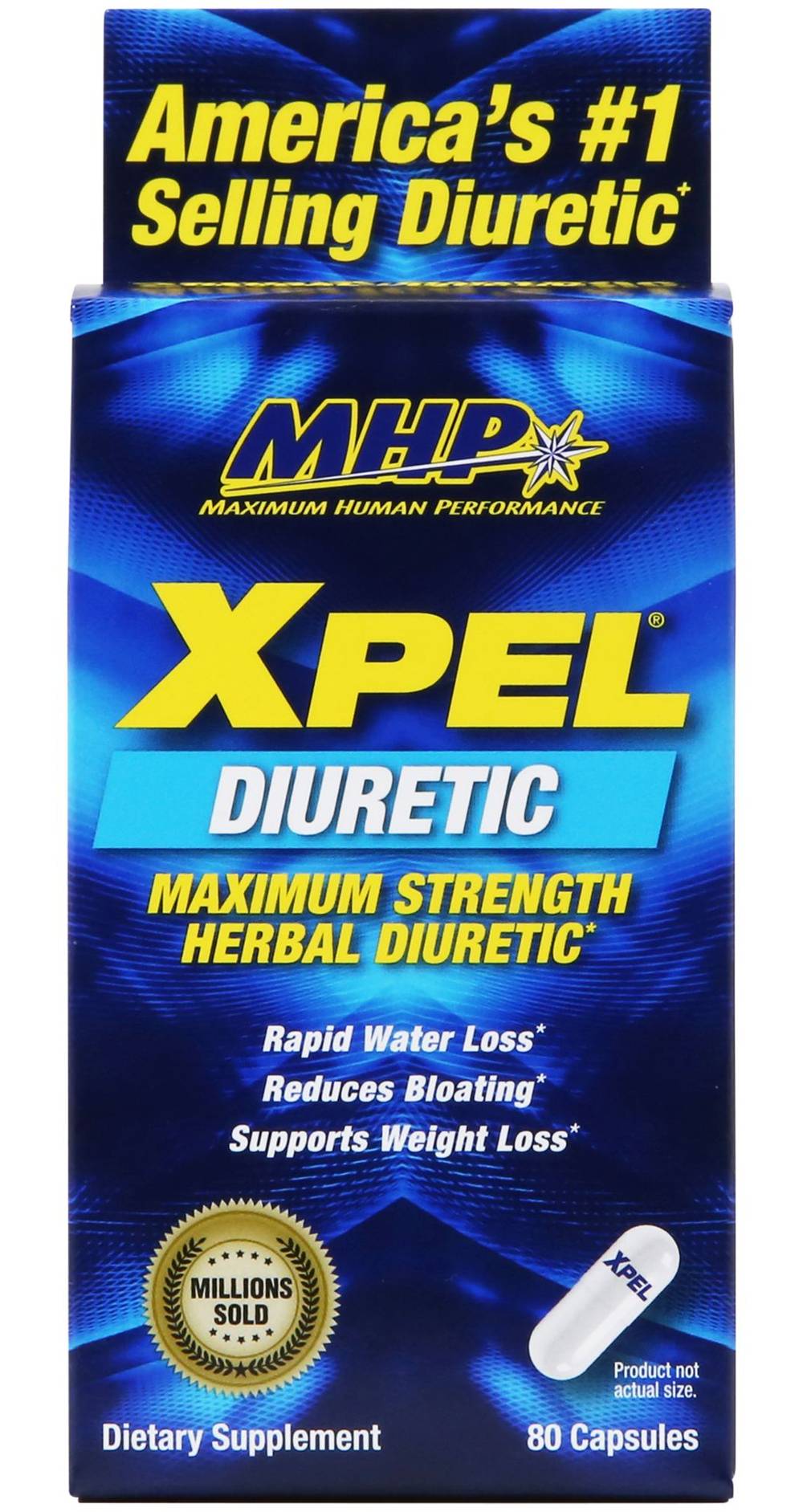MHP Xpel Herbal Diuretic With Maximum Strength (80 ct)