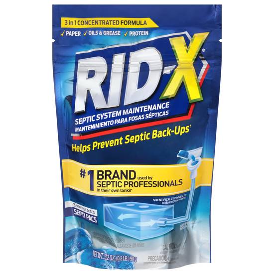 Rid-X Septic System Maintenance 3 Monthly Doses (3.2 oz)