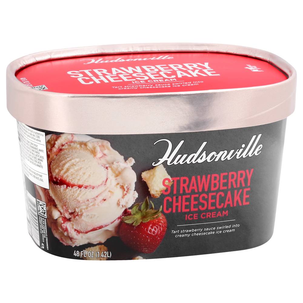 Hudsonville Strawberry Cheesecake Ice Cream (48 fl oz)