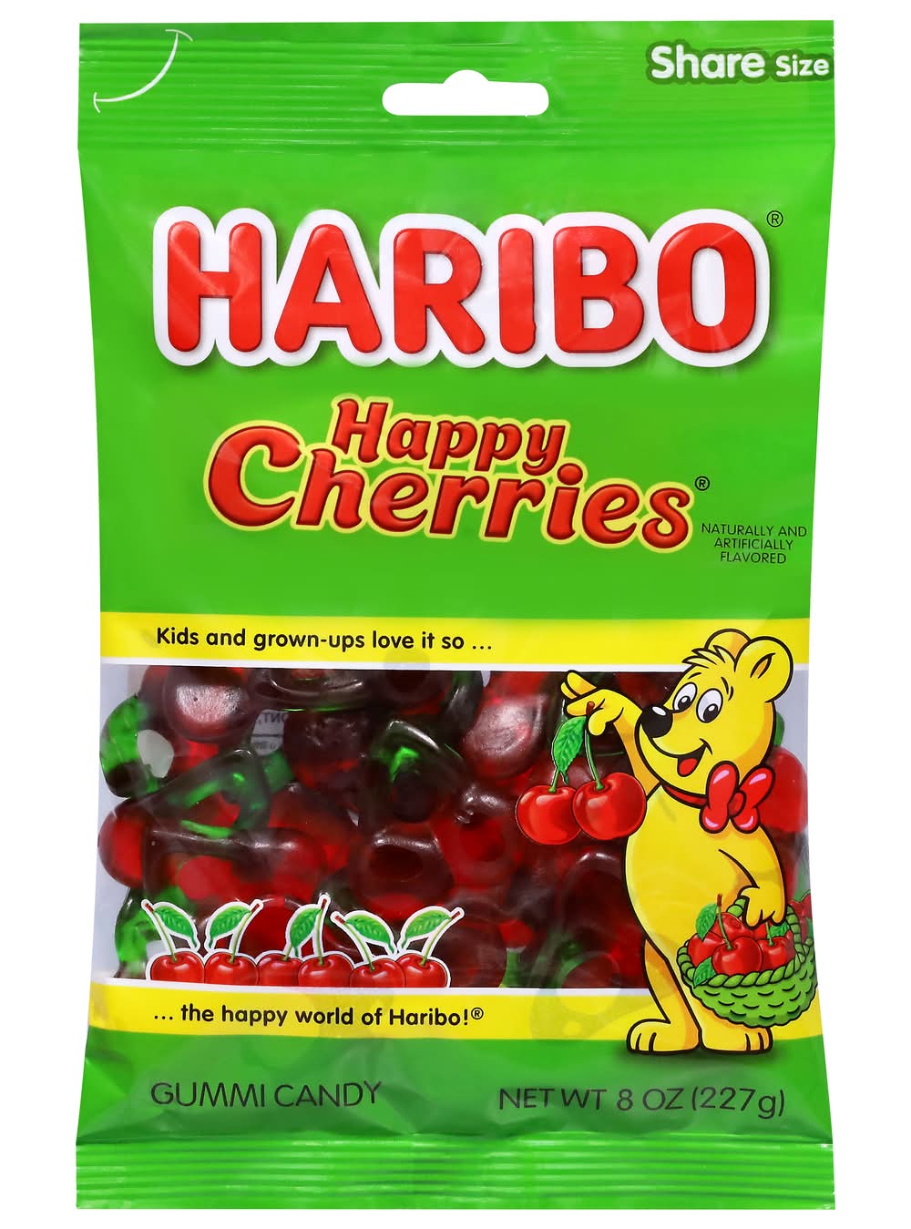 Haribo Happy Cherries Gummi Candy, pack Of 1