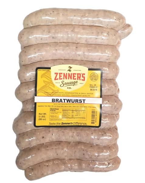 Zenners Sausage Co. Bratwurst (5 lbs)