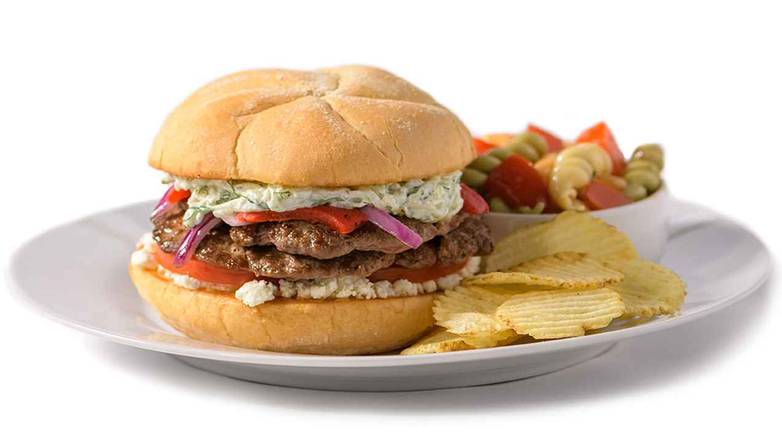 MEDITERRANEAN LAMB BURGER