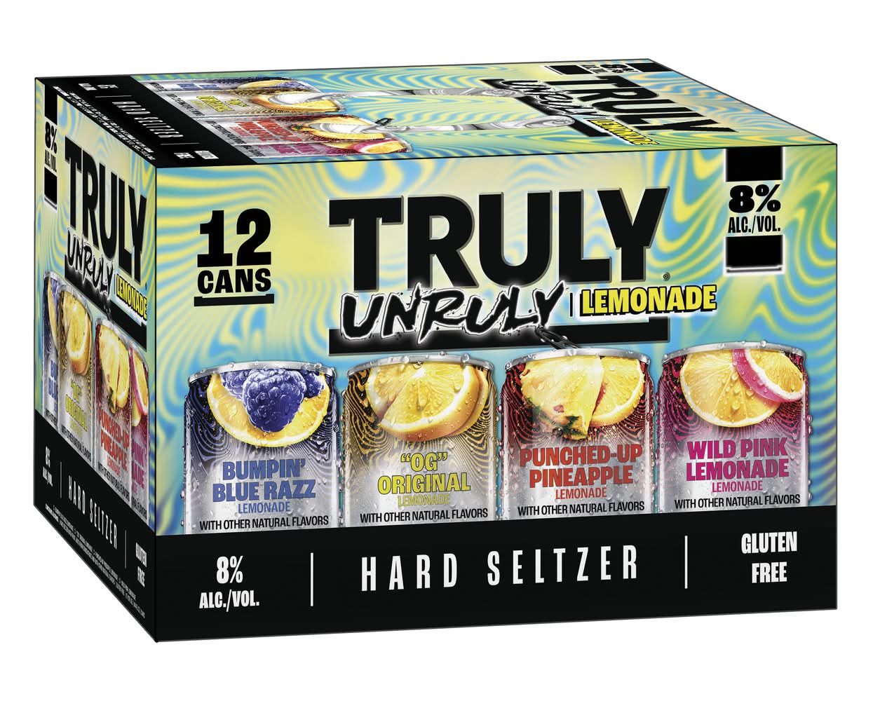 Truly Unruly Lemonade Hard Seltzer Variety pack (12 x 12 fl oz)