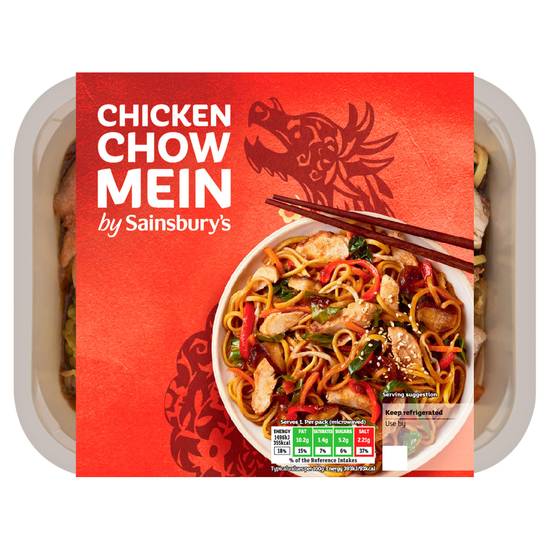 Sainsbury's Chicken Chow Mein Ready Meal for 1 400g