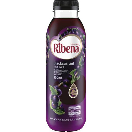 Ribena Fruit Drink Blackcurrant 500ml