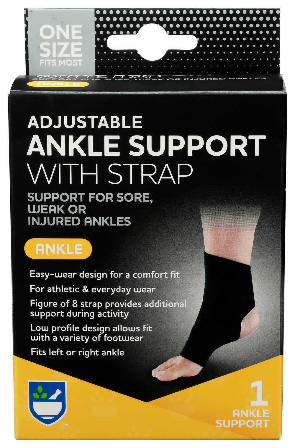 Rite Aid Adjustable Ankle Support With Strap