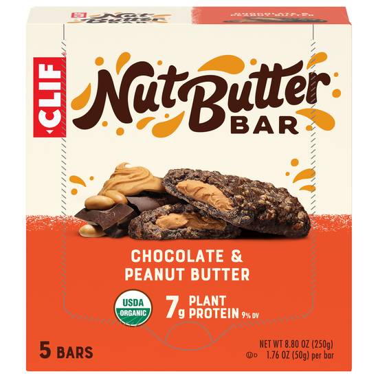 Clif Nut Butter Filled Chocolate Peanut Butter Energy Bars (5 ct)
