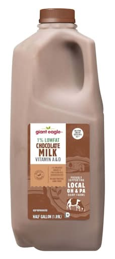 Giant Eagle 1% Low Fat Milk, Chocolate (1.89 L)