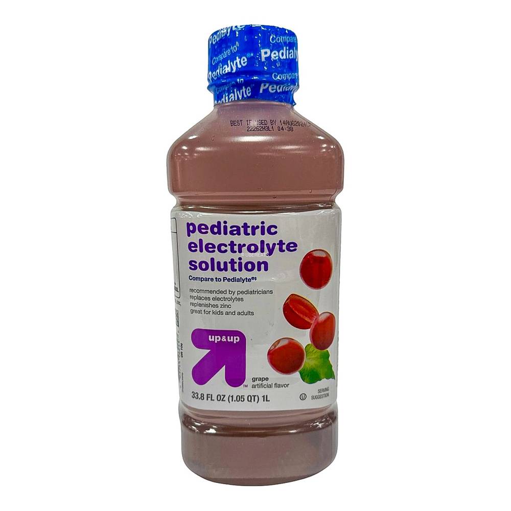 up&up Pediatric Electrolyte Solution, Grape (33.8 fl oz)