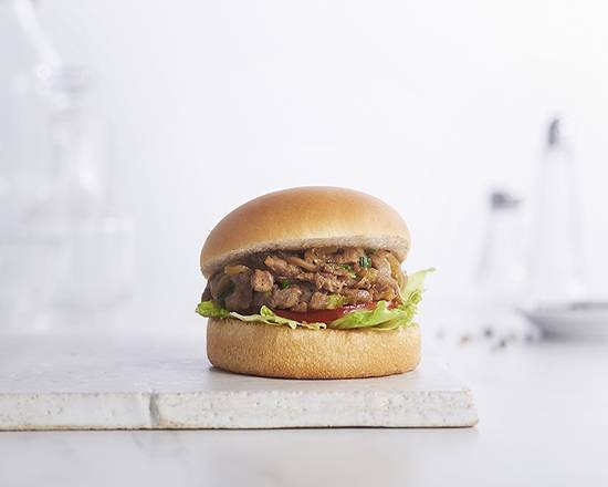 蔥爆豬柳堡 Stir-Fried Pork Fillet Burger with Scallion