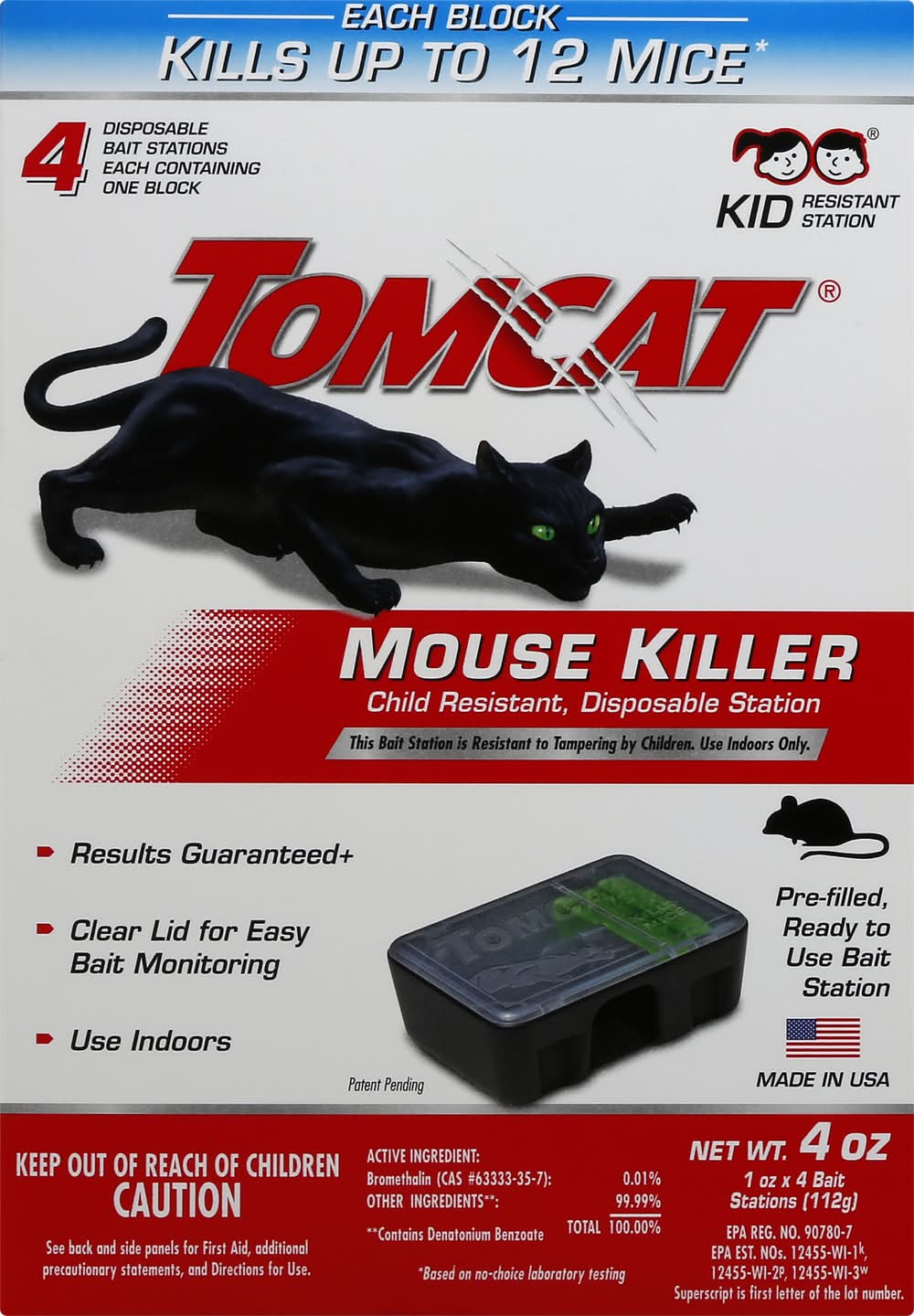Tomcat Mouse Killer (4 oz, 4 ct)