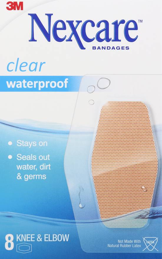 Nexcare Clear Waterproof Bandages (8 ct)