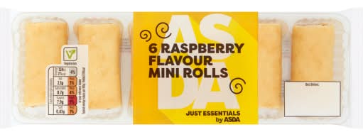 ASDA Just Essentials Raspberry Flavour Mini Rolls