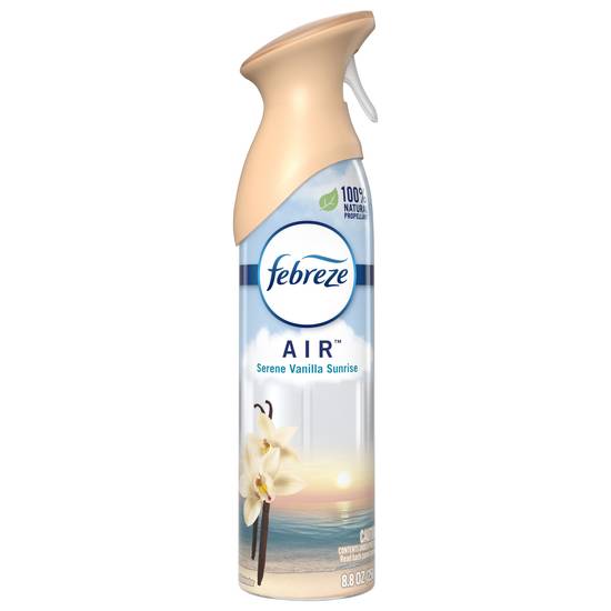 Febreze Air Effects Odor-Fighting Air Freshener Serene Vanilla Sunrise, 8.8 Oz. Aerosol Can
