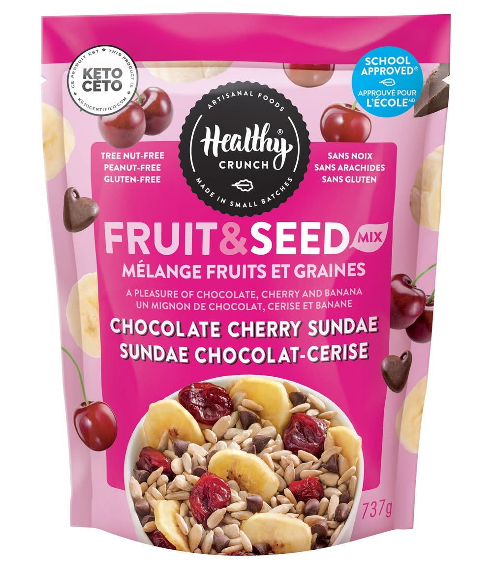Healthy Crunch - Mélange Du Randonneur, 737 G / Healthy Crunch Chocolate Cherry Sundae Mix, 737 G