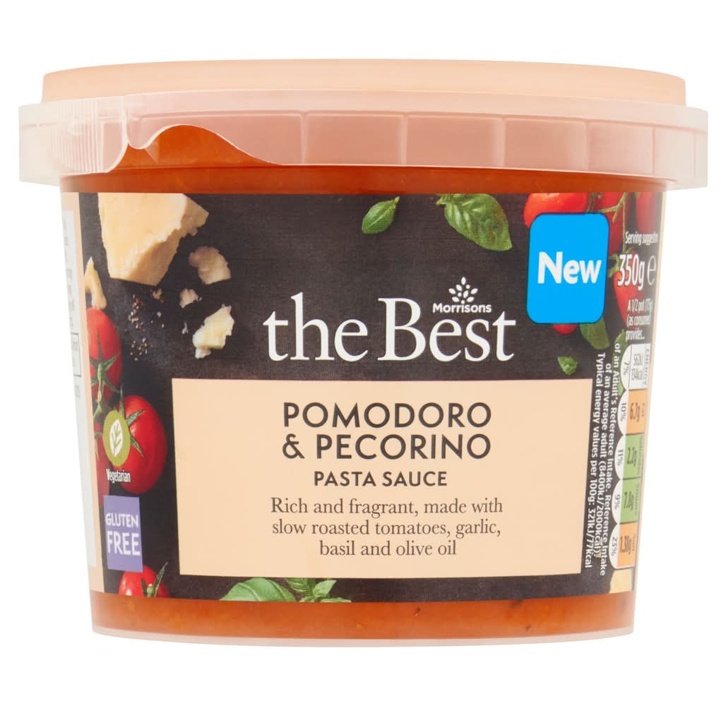 Morrisons The Best Pomodoro Tomato & Pecorino Cheese Pasta Sauce 350g
