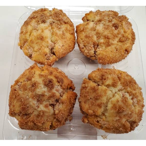 Fresh Baked Muffins, Cinnamon Crunch, 4 Count