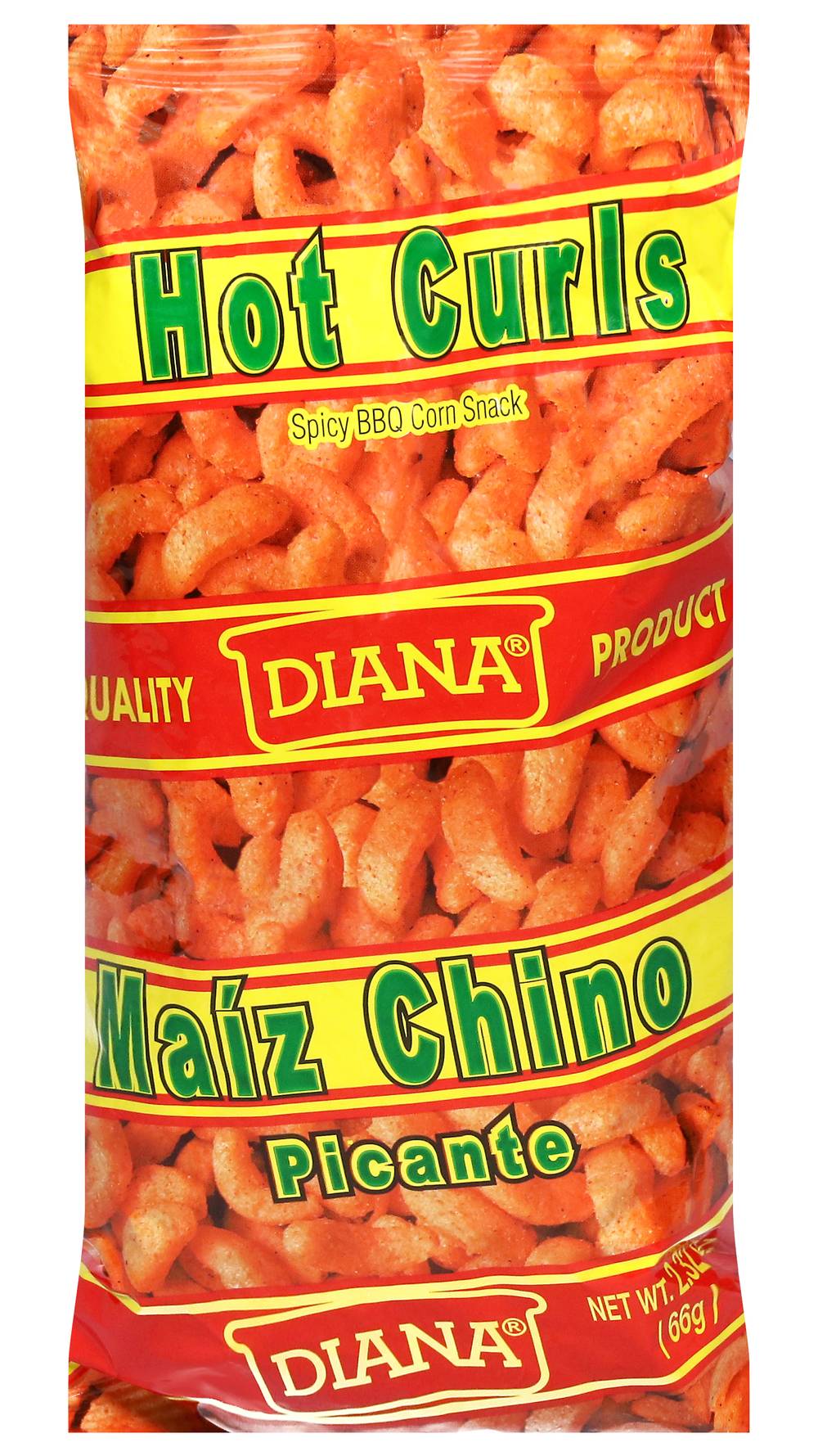 Diana Hot Curls Spicy Bbq Corn Snacks (2.5 oz)