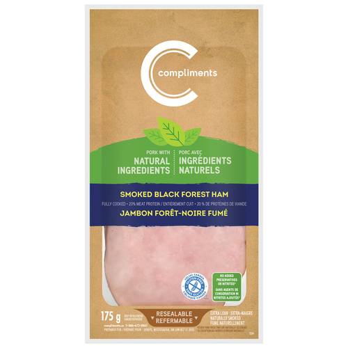 Compliments Smoked Black Forest Ham 175 g