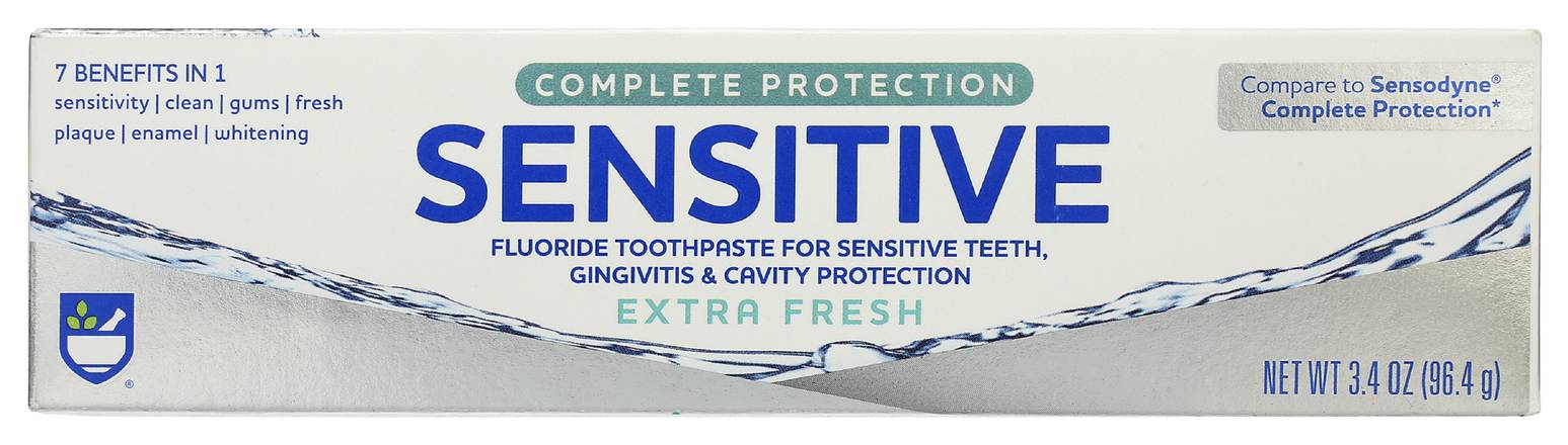 Rite Aid Complete Protection Sensitive Toothpaste Fresh