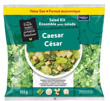Your Fresh Market Value Size Caesar Salad Kit