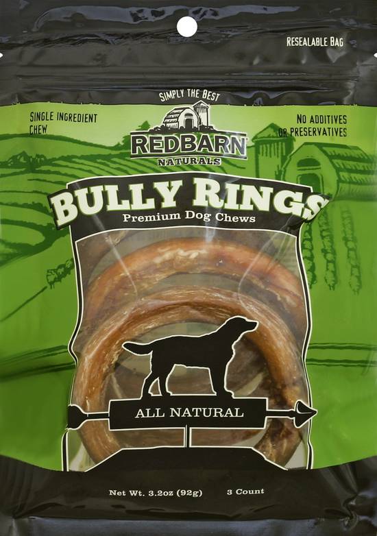 Redbarn Bully Rings Dog Treats (3 ct)