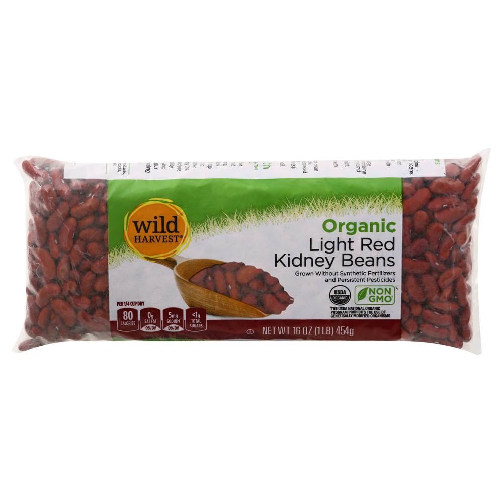 Wild Harvest Organic Light Red Kidney Beans (1 lbs)