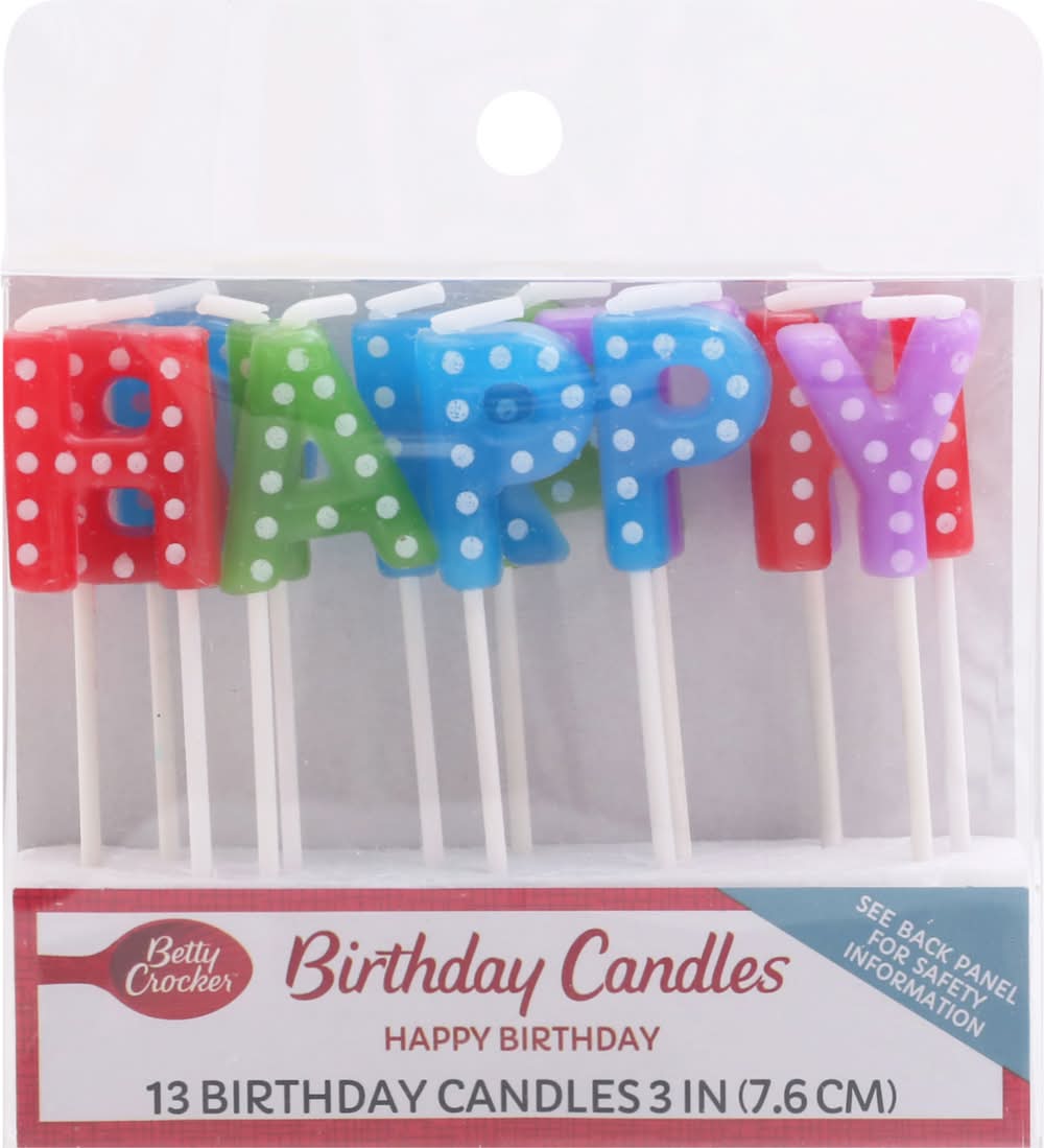 Betty Crocker Happy Birthday Candles (1.6 oz)