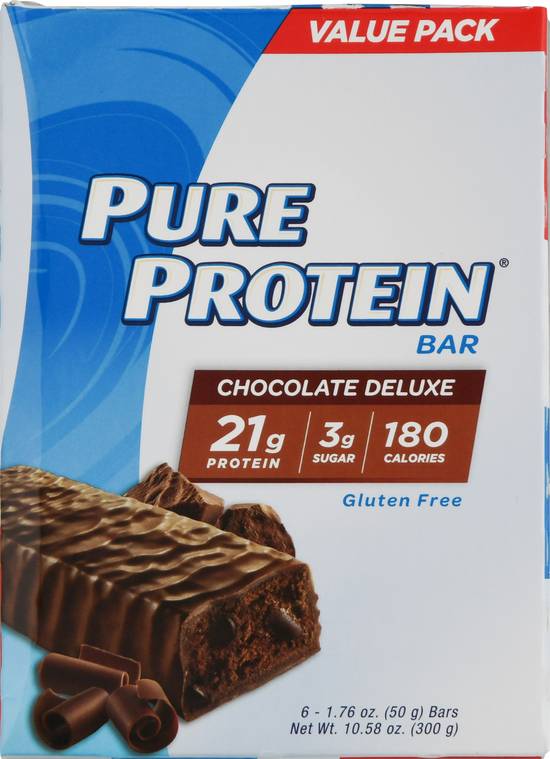 Pure Protein Chocolate Deluxe Protein Bar (6 ct)