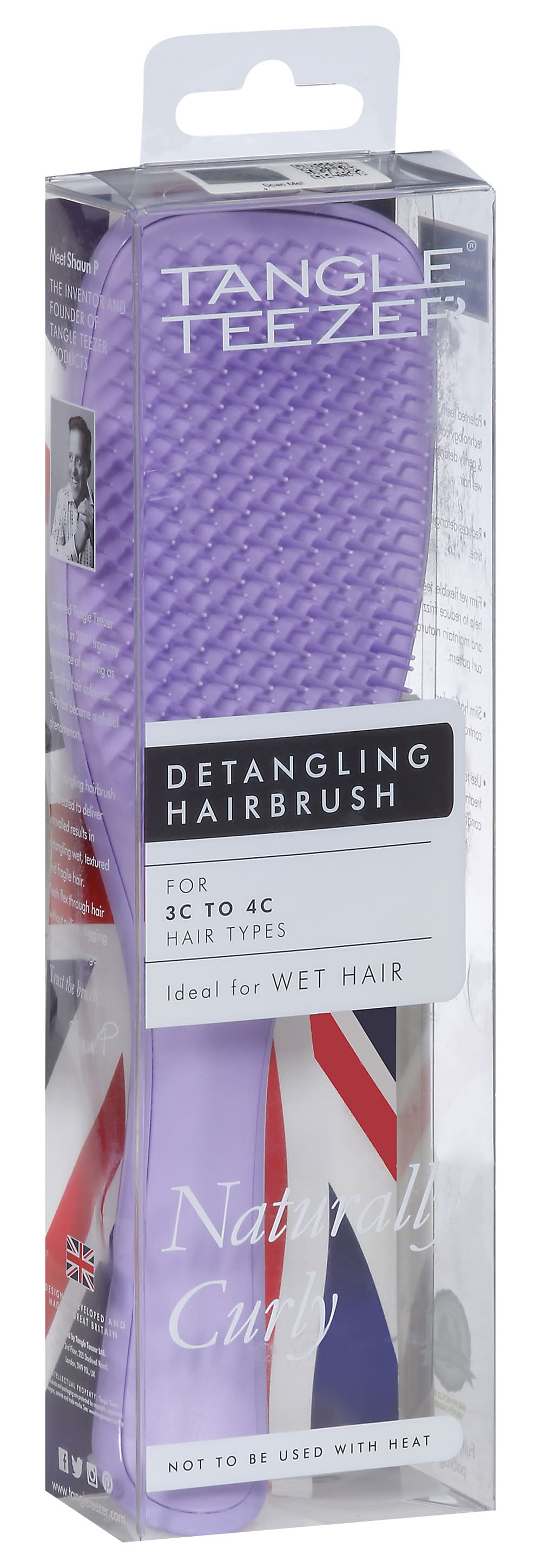 Tangle Teezer Naturally Curly Detangling Hairbrush (3.2 oz)