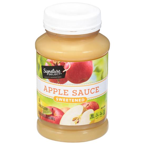 Signature Select Apple Sauce Sweetened (24 oz)