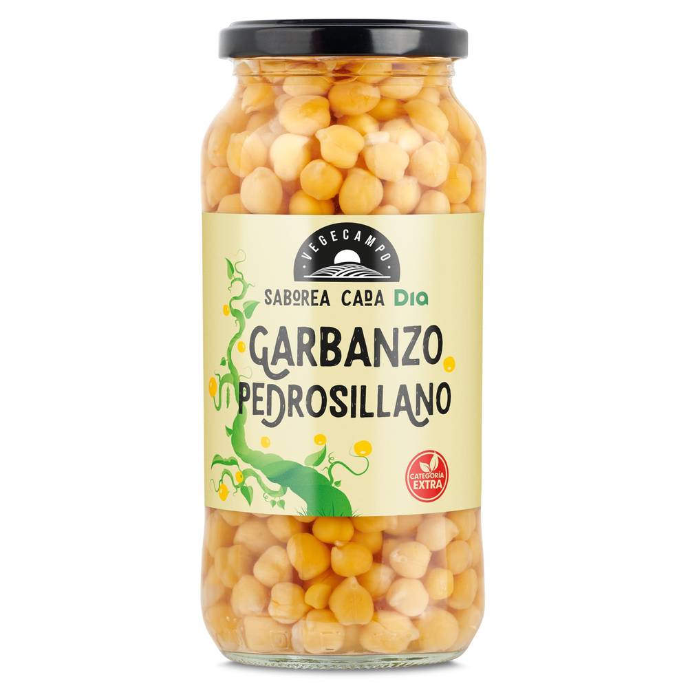 Garbanzo Cocido Pedrosillano Vegecampo De Dia Frasco 400 G