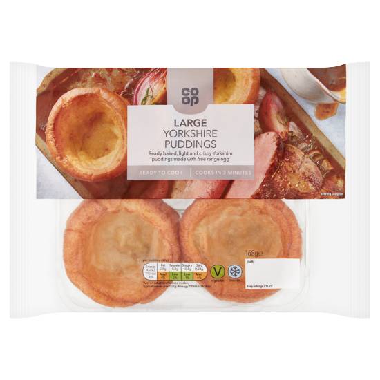 Co-op Large Yorkshire Puddings (168g)