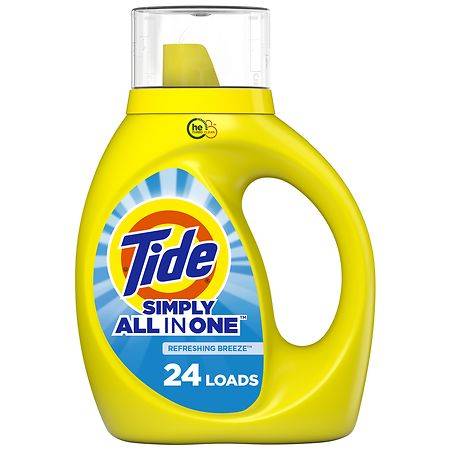 Tide Simply All in One Refreshing Breeze Liquid Laundry Detergent