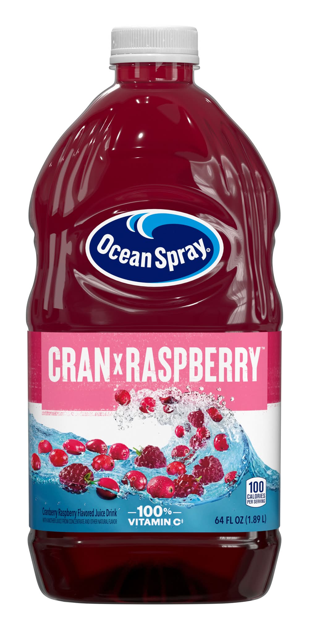 Ocean Spray Flavored Juice Drink, Cranberry Raspberry (64 fl oz)