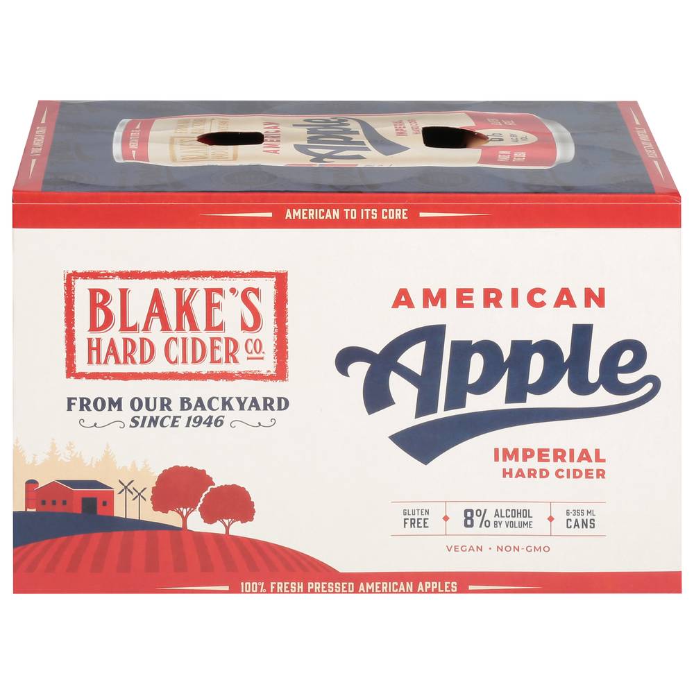 Blake's Hard Cider Co. American Apple (6 x 12 oz)