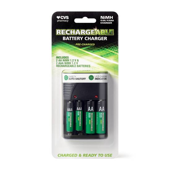 CVS AA/AAA Rechargeable Battery Charger