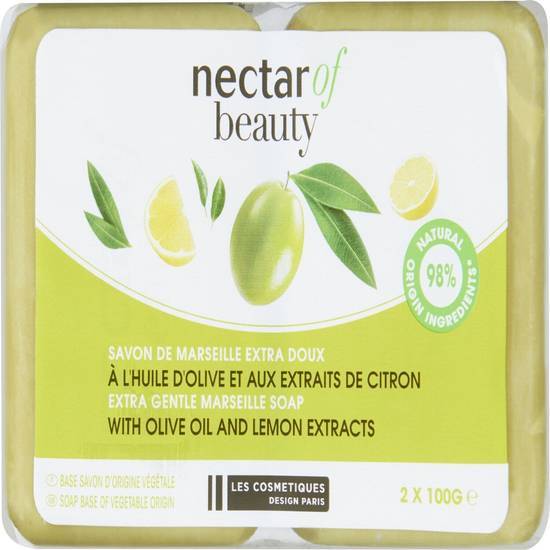 Nectar Of Beauty - Savon de Marseille olive et citron
