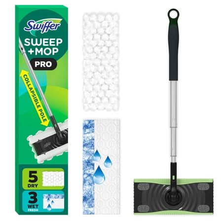 Swiffer Deluxe 2-in-1 Sweep+Mop Floor Cleaning Kit (9 ct)