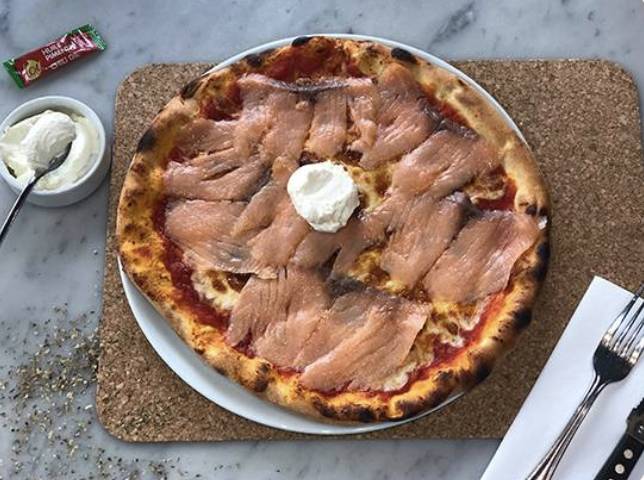 Pizza saumon