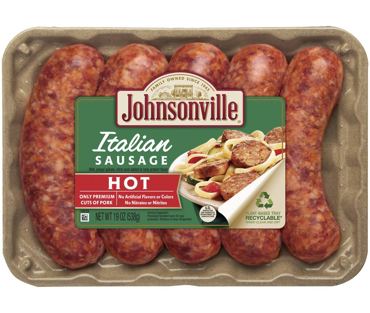 Johnsonville Hot Italian Pork Sausage (19 oz)