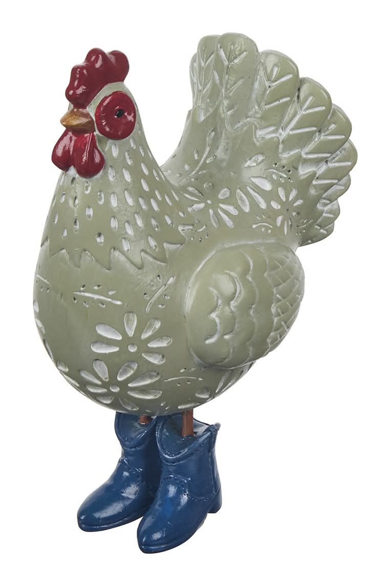 Chicken With Boots Decor, Assorted