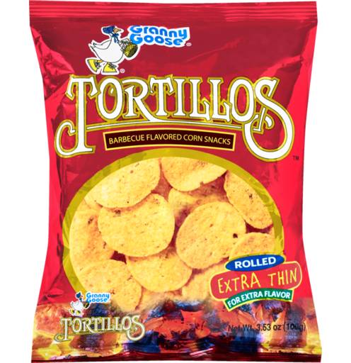 Granny Goose Tortillos Corn Snacks Barbecue 100g