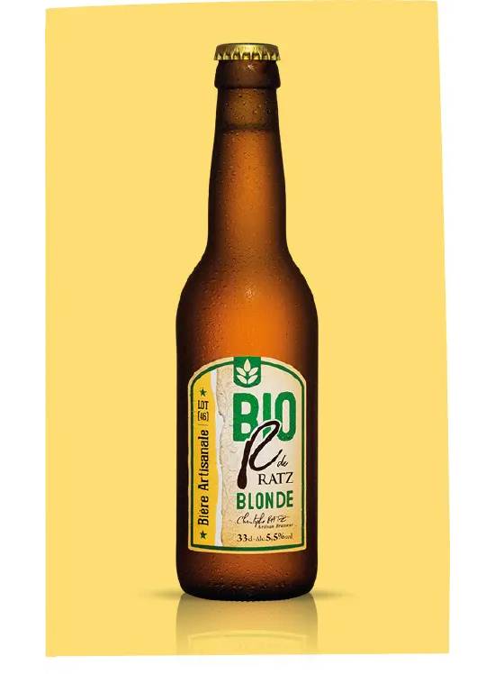 Bière Blonde Bio 75cL Ratz