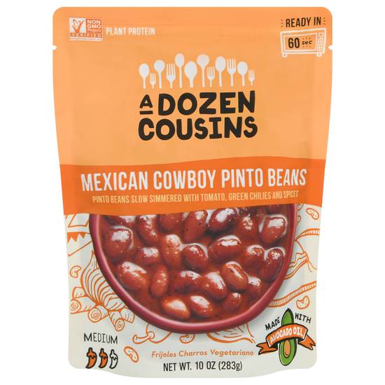 A Dozen Cousins Mexican Cowboy Tomato Green Chilies and Spices Pinto Beans