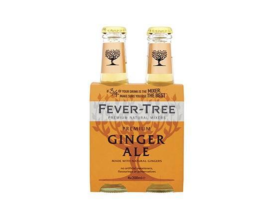 Fever Tree Premium Ginger Ale 4x200mL