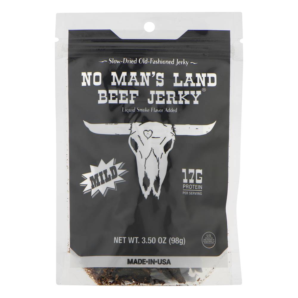 No Man's Land Beef Jerky Slow Dried Old Fashioned Jerky (3 oz)