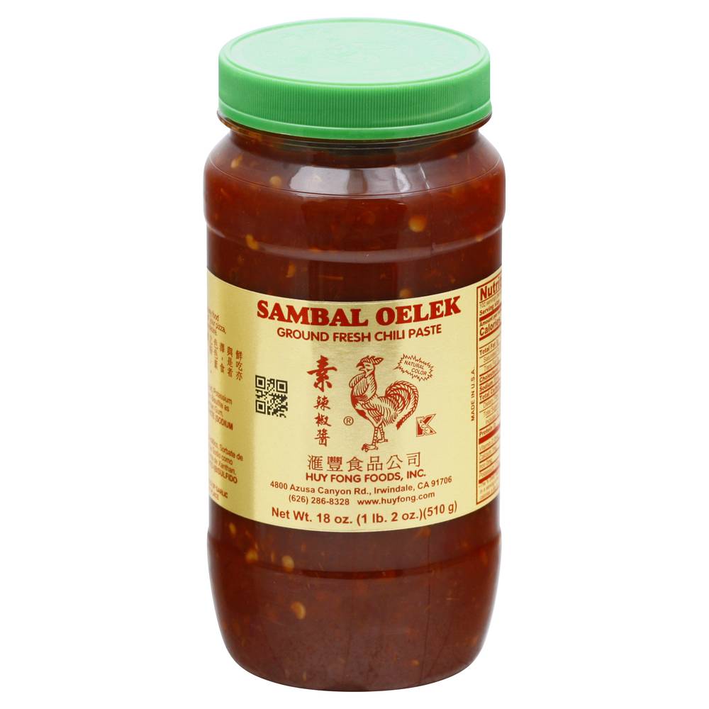 Huy Fong Sambal Oelek Ground Fresh Chili Paste (18 oz)