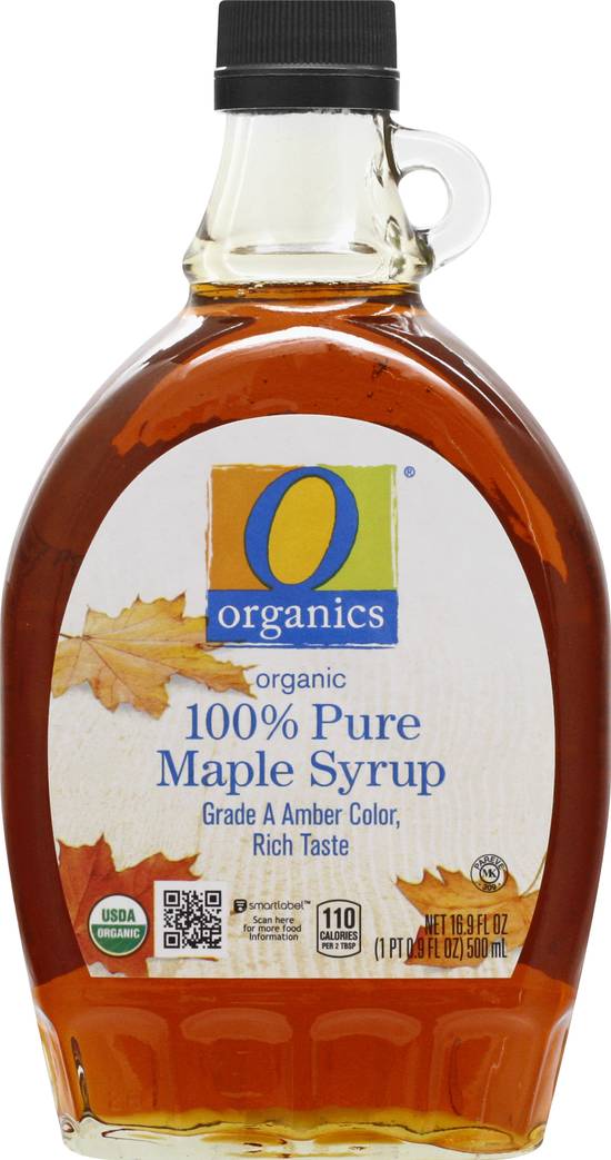 O Organics Organic Syrup 100% Pure Maple (16.9 oz)