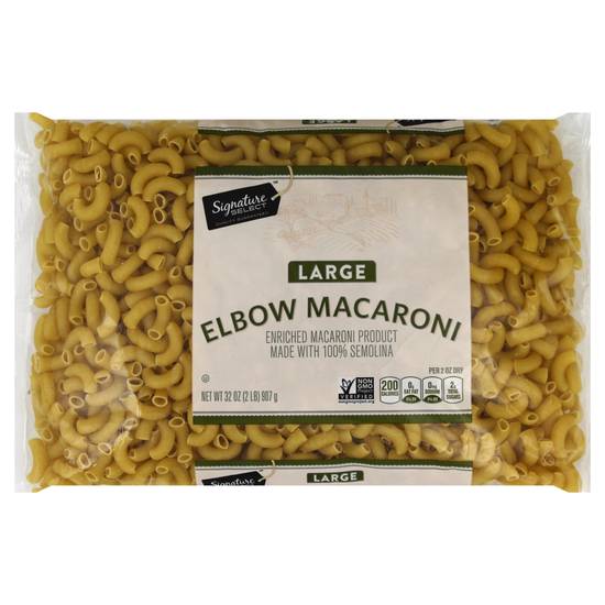 Signature Select Large Elbow Macaroni Pasta (32 oz)